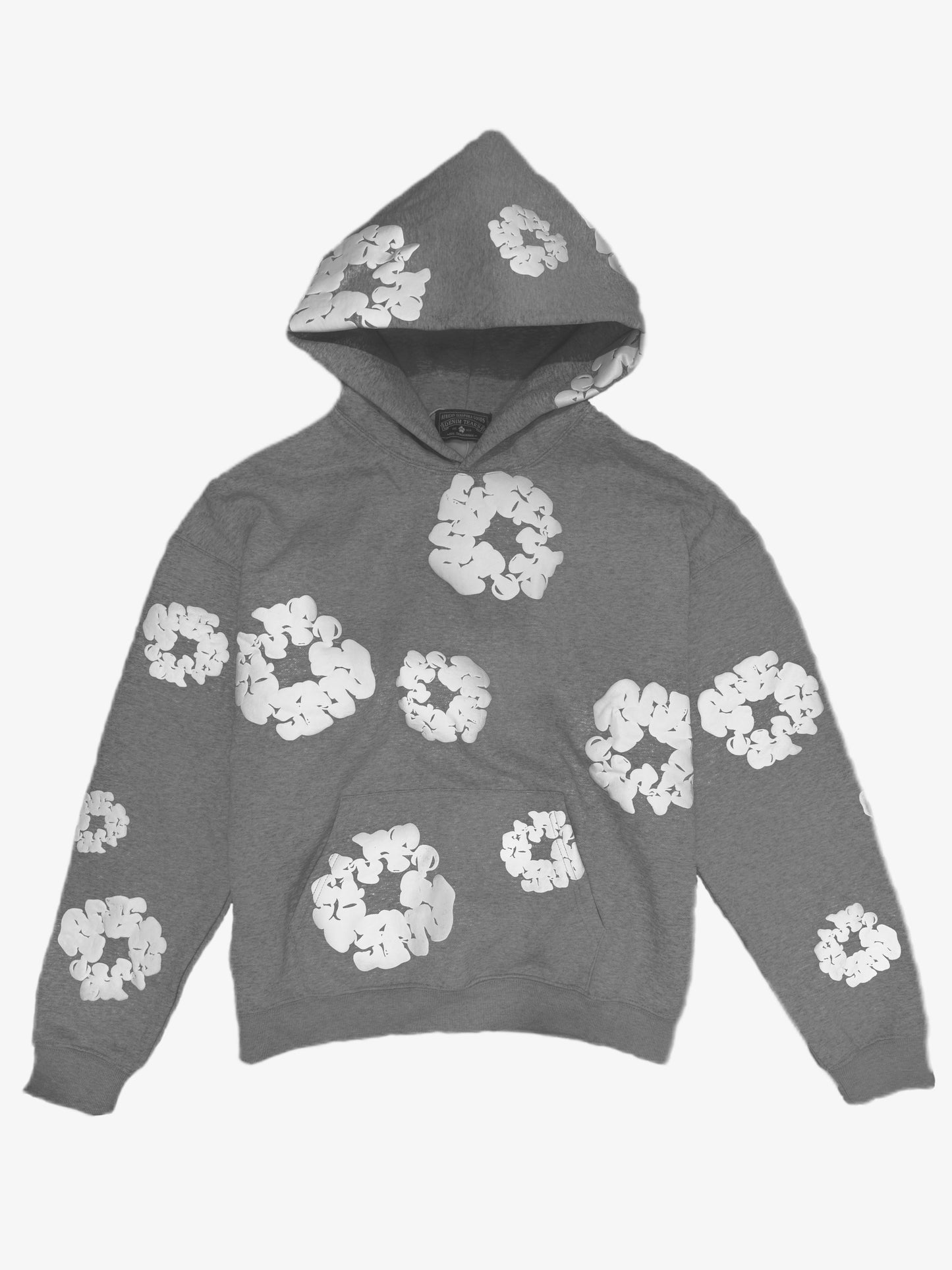 Denim Tears COTTON WREATH Grey Hoody